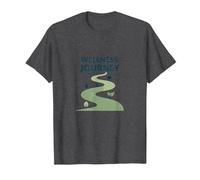 Wellness Journey: Mindful Path to Health and Balance T-Shirt, Men, Dark Heather Grey, S