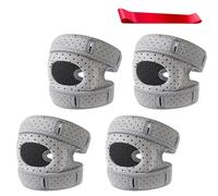 Wellness Knee Brace for Men & Women, Adjustable Compression Support Sleeve with Patella Gel pad for Arthritis Pain Relief, Meniscus Tear, acl, Running & Joint Protection(Black-2pairs,Small)
