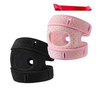 Wellness Knee Brace for Men & Women, Adjustable Compression Support Sleeve with Patella Gel pad for Arthritis Pain Relief, Meniscus Tear, acl, Running & Joint Protection(Mix-A,Small)