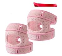 Wellness Knee Brace for Men & Women, Adjustable Compression Support Sleeve with Patella Gel pad for Arthritis Pain Relief, Meniscus Tear, acl, Running & Joint Protection(Pink,Large)