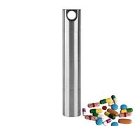 Wellness Organizer Box Mini Stainless Steel Medication Box Waterproof