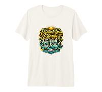Wellness & Self-Care Inspirational Typography Design Premium T-Shirt