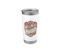 Wellness Skeptic Humor Humorous Satire Funny Quote Skeptical Stainless Steel Insulated Tumbler