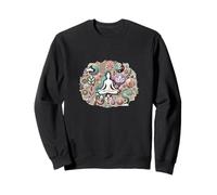 Wellness Yoga Meditation Symbols Mindfulness Art Sweatshirt