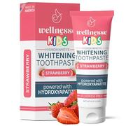 Wellnesse Children's Toothpaste - Strawberry - 1 Tube 4oz - Fluoride Free - Sulfate Free - Non-GMO