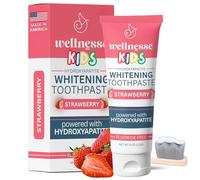 Wellnesse Children's Toothpaste - Strawberry - 1 Tube 4oz - Fluoride Free - Sulfate Free - Non-GMO