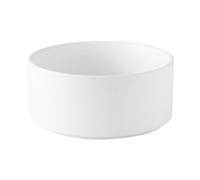 Welloyed 6'' Ceramic Dog Bowl - 30Oz Classic Dog Food Bowl Water Bowl for Small and Medium Dogs, Heavy Duty Non-Slip Dog Dish, Food Grade Stoneware Pet Bowl, Dishwasher & Microwave Safe, White