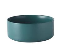 Welloyed 8'' Ceramic Dog Bowl - 70Oz Classic Dogs Food & Water Bowl for Medium and Large Breeds, Heavy-Duty Non-Slip Dog Dish, Food Grade Stoneware Pet Bowl, Dishwasher & Microwave Safe, Green