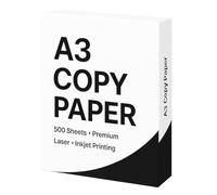 Wellpack Europe A3 Paper White Printer Copier Inkjet and Laser Multipurpose Ream 500 Sheets