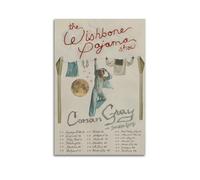 WELLPOSTER Conan Gray Poster Tour The Wishbone Pajama Show Schedule Cities Tour Posters Trendy Music Album Aesthestic Canvas Prints Wall Art for Room Deco12x18inch(30x45cm) Unframe-style