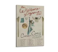 WELLPOSTER Conan Gray Poster Tour The Wishbone Pajama Show Schedule Cities Tour Posters Trendy Music Album Aesthestic Canvas Prints Wall Art for Room Deco16x24inch(40x60cm) Frame-style