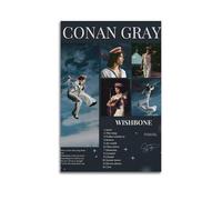 WELLPOSTER Conan Gray - Wishbone Posters Music Star Album Canvas Prints Vintage Wall Art for Girls Living Room08x12inch(20x30cm) Unframe-style