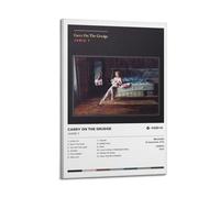 WELLPOSTER Jamie T - Carry On The Grudge Posters Music Star Album Canvas Prints Vintage Wall Art for Girls Living Room12x18inch(30x45cm) Frame-style