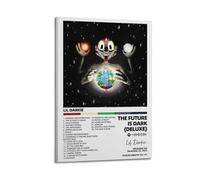 WELLPOSTER Lil Darkie - THE FUTURE IS DARK (deluxe) Posters Music Star Album Canvas Prints Vintage Wall Art for Living Room12x18inch(30x45cm) Frame-style