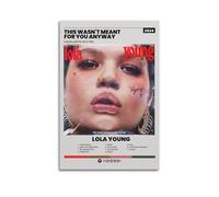 WELLPOSTER Lola Young-This Wasn't Meant For You Anyway Posters Trendy Music Album Aesthestic Canvas Prints Wall Art for Room Deco20x30inch(50x75cm) Unframe-style