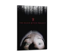 WELLPOSTER The Blair Witch Project Posters Retro Horror Moive Canvas Prints Wall Art for Room Aesthestic 12x18inch(30x45cm) Frame-style-1