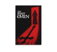 WELLPOSTER The First Omen Posters Retro Horror Moive Canvas Prints Wall Art for Room Aesthestic 20x30inch(50x75cm) Unframe-style