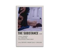 WELLPOSTER The Substance Posters Retro Horror Moive Aesthestic Canvas Prints Vintage Wall Art for Room Deco16x24inch(40x60cm) Unframe-style