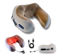 WELLPRIME Miracle Massager - Electric Neck and Shoulder Massager for Pain Relief, 3 Vibration Modes for Deep Tissue Muscle Relaxation, Portable Cervical Massage Device for Home, Office, and Travel