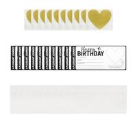 wellrun 10PCS Boarding Pass Scratch Cards,Personalised Travel Surprise Reveal Cards with Envelopes and Scratch Stickers,Unique Holiday Travel Ticket for Spouse Family Lover(Black)
