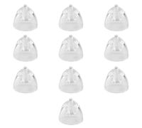 Wellrun 10pcs Hearing Aid Domes,10mm Double Vent Silicone Ear Tips Replacement Accessories,Compatible with Oticon Minifit,Soft Open Domes for Daily Use