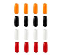 Wellrun 16PCS Silicone Leak Proof Covers,Reusable Bottle Sealing Caps,Elastic Sleevesfor Toiletries,Prevent Leakage for Shampoo,Conditioner