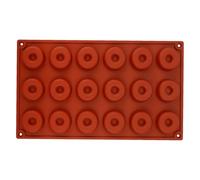 wellrun 18-Cavity Silicone Donut Mold,Non-Stick Mini Doughnut Baking Tray for Oven,Reusable,BPA-Free Heat-Resistant Kitchen Baking Pan for DIY Cake,Biscuit,Muffin,Bagels,Ice Cube,Jelly,Candy