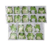 wellrun 18PCS Reflective Frog Stickers,High Visibility Safety Decals for Cars Motorcycles Bikes,Waterproof Self-Adhesive Reflectors for Vehicle Night Visibility