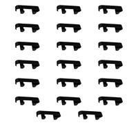 Wellrun 20 PCS Window Drainage Cover Caps,25mm Weep Hole Covers,ABS Plastic Window Sill Covers,Drain Cover Replacement for UPVC Windows(White)