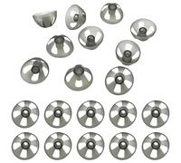 Wellrun 20PCS Hearing Aid Domes,Silicone Earbuds Tips for Hearing Aids,Open Style Ear Caps,Replacement Covers for Hearing Devices(12mm)