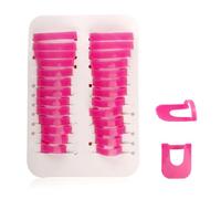 Wellrun 26 Pcs Nail Spill Protector Clips,Reusable Nails Polish Stencil Application Aid,Anti-Spill Manicure Painting Glue Tools for DIY Nail Art,Anti Overflow Barrier for Cuticle Protection