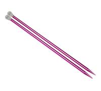 Wellrun 2pcs 6.0mm Aluminium Knitting Needles,Lightweight DIY Craft Knitting Tool,Sweater Needlesfor Beginners Professional(Random Colour)