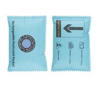 Wellrun 2PCS Reusable Dehumidifier Bags with Color Changing Indicator,Silicone Moisture Absorber Desiccant Packs for Wardrobe,Closet,Car,Bathroom,Basement