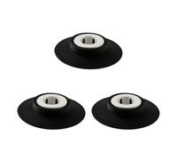 Wellrun 3 Set Toilet Flush Valve Seal Rings,Rubber Gasket Replacement Kit SV01967,Sealing Washers for Cistern Tanks Ideal Standards(Black）