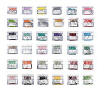 Wellrun 36 Colors Replacement Resin Diamond Beads,2.5mm Round Flat Bottom Rhinestones,5D Art Craft Accessories for Cross Stitch,DIY Painting,Scrapbooking,Nail Art,Greeting Cards