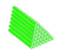 wellrun 48 Pcs Bike Spoke Reflectors,Bicycle Wheel Reflective Clips for Night Riding Safety,360 Degree Visibility Tube Warning Strip Covers for Road Mountain Wheelchair(Green)
