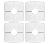 Wellrun 4PCS Pet Water Fountain Filter,Replacement Filter Cartridges for Cat Dog Automatic Dispenser,Activated Carbon & Ion Exchange Resin & Cotton,Triple Action Optimise Water Quality for Pet Drinkin