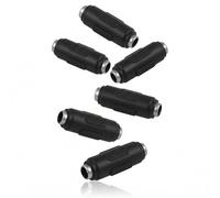 Wellrun 6 PCS DC Power Female to Female Jack Adapter,Power Cable Extension Adapter,2.1mm x 5.5mm Barrel Connector,DC Gender Changer for CCTV IP Camera,DVR,LED Light Strip