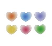 Wellrun Anti-Drop Heart Gradient Phone Holder,6 Colour Expanding Grip and Stand,Universal Cute Pop-Up Handle for All Phones