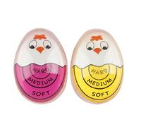 Wellrun Colour Changing Egg Timer,Easy to Read and Use Kitchen Egg Cooking Timer,Reusable Boiled Eggs Tool for Soft Medium Hard Eggs