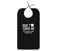 wellrun Funny Adult Bib,Waterproof Reusable Dining Clothing Protector for Adults,Elderly and Disabled,Adjustable Neck Feeding Bib with Crumb Catcher