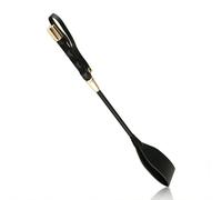 wellrun Horse Riding Crop 30cm Black,Lightweight Short Equestrian Whip with Anti Slip Handle,PU Leather Training Stick for Trail Riding, Performance,Cosplay