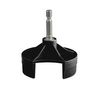 Wellrun Knitting Machine Adapter for 22 40 48 Needles,Quick Knit Power Adapter Attachment with 1/4 Hex Steel Bit,Crank Handle Tool for Hand Knitting(Black)