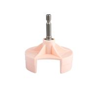 Wellrun Knitting Machine Adapter for 22 40 48 Needles,Quick Knit Power Adapter Attachment with 1/4 Hex Steel Bit,Crank Handle Tool for Hand Knitting(Pink)