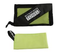 wellrun Microfibre Towel Small 30x30cm,Quick Dry Lightweight Super Absorbent Towel for Gym Travel Yoga Camping Hiking Swimming,Soft Ultra Compact Towels for Hair Drying Pets(Deep Green)