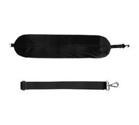 wellrun Stuffable Neck Pillow for Travel,Fillable Neck Pillow with Adjustable Straps,Soft Washable Without Filling,Space Saving for Airplane,Train,Car Trips(Black)