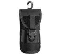 wellrun Tactical Glasses Pouch,MOLLE Sunglasses Case with Buckle,Portable Eyewear Bag for Outdoor,Hiking,Hunting,Camping Training,Shockproof Hard Shell Nylon Protective Pouch for Men,Black