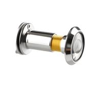 Wellrun Viewer Peephole for 35-55mm Doors,200° Wide Angle Silver Spyhole,Anti-Theft Door Eye Viewer with Privacy Cover for Home Office Hotel