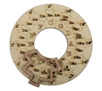 Wellrun Wooden Melody Tool,Round Melody Chord Tool,Portable Music Transposition Helper for Musicians Songwriting Beginners