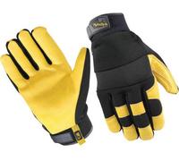 WELLS LAMONT Hydrahyde Leather Work Gloves M Size, 3 Gloves